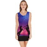 Unicorn Sunset Bodycon Dress