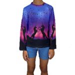 Unicorn Sunset Kids  Long Sleeve Swimwear