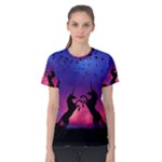 Unicorn Sunset Women s Cotton Tee