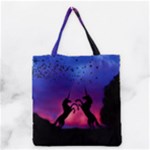 Unicorn Sunset Grocery Tote Bag