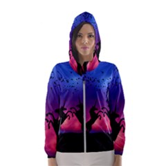 Women s Hooded Windbreaker 