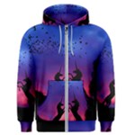 Unicorn Sunset Men s Zipper Hoodie