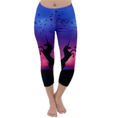 Capri Winter Leggings  Front