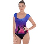 Unicorn Sunset Short Sleeve Leotard 