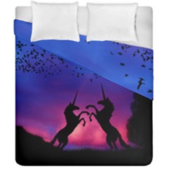 Unicorn Sunset Duvet Cover Double Side (California King Size) from ArtsNow.com