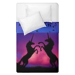 Unicorn Sunset Duvet Cover Double Side (Single Size)