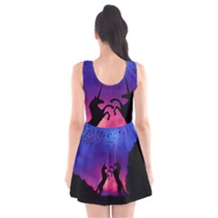 Scoop Neck Skater Dress 