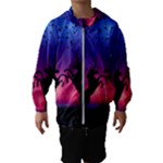 Unicorn Sunset Kids  Hooded Windbreaker