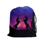 Unicorn Sunset Drawstring Pouch (XL)