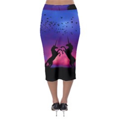 Midi Pencil Skirt 