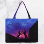 Unicorn Sunset Zipper Medium Tote Bag