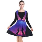 Unicorn Sunset Plunge Pinafore Dress