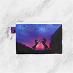 Unicorn Sunset Canvas Cosmetic Bag (Small)