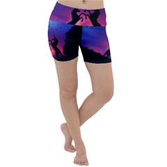 Lightweight Velour Yoga Shorts 