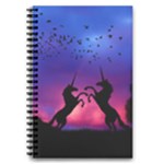 Unicorn Sunset 5.5  x 8.5  Notebook