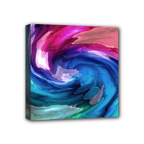 Water Paint Mini Canvas 4  x 4  (Stretched) from ArtsNow.com