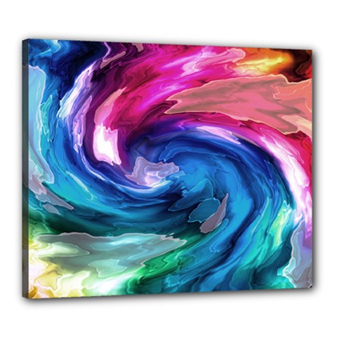 Water Paint Canvas 24  x 20  (Stretched) from ArtsNow.com