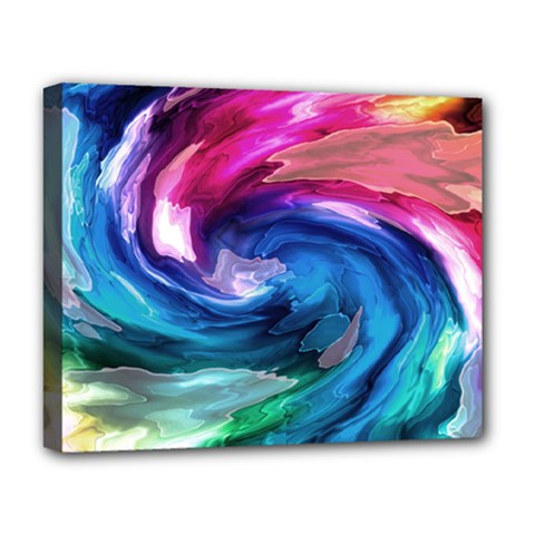 Water Paint Deluxe Canvas 20  x 16  (Stretched) from ArtsNow.com