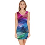 Water Paint Bodycon Dress