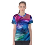 Water Paint Women s Cotton Tee