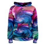 Water Paint Women s Pullover Hoodie