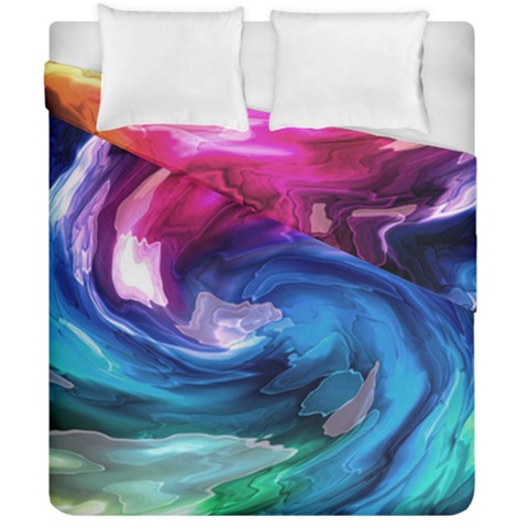 Water Paint Duvet Cover Double Side (California King Size) from ArtsNow.com