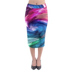 Midi Pencil Skirt 