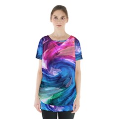 Skirt Hem Sports Top 
