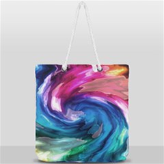 Full Print Rope Handle Tote (Large) 