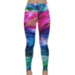 Water Paint Lightweight Velour Classic Yoga Leggings