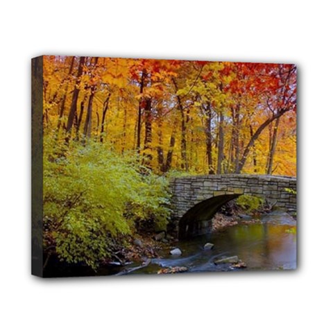 Stone Country Bridge Canvas 10  x 8  (Stretched) from ArtsNow.com