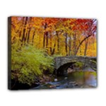 Stone Country Bridge Canvas 14  x 11  (Stretched)