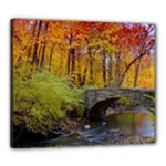 Stone Country Bridge Canvas 24  x 20  (Stretched)