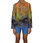 Stone Country Bridge Kids  Long Sleeve Swimwear