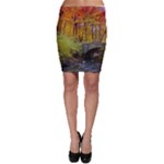 Stone Country Bridge Bodycon Skirt