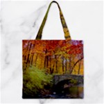 Stone Country Bridge Zipper Grocery Tote Bag