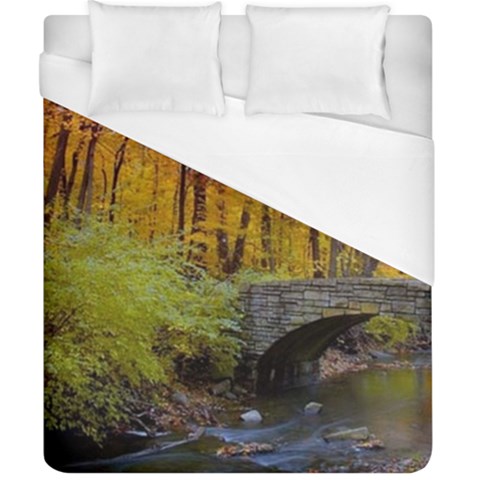 Stone Country Bridge Duvet Cover (California King Size) from ArtsNow.com