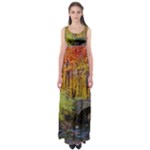 Stone Country Bridge Empire Waist Maxi Dress