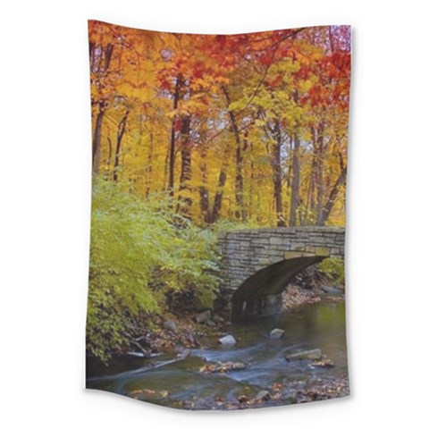 Stone Country Bridge Large Tapestry from ArtsNow.com