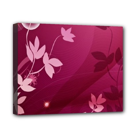 Pink Flower Art Canvas 10  x 8  (Stretched) from ArtsNow.com