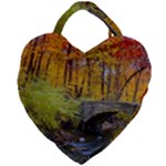 Stone Country Bridge Giant Heart Shaped Tote