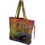 Stone Country Bridge Drawstring Tote Bag