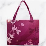 Pink Flower Art Mini Tote Bag