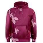 Pink Flower Art Men s Pullover Hoodie