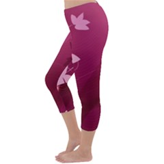 Capri Winter Leggings Back Capri Winter Leggings Back