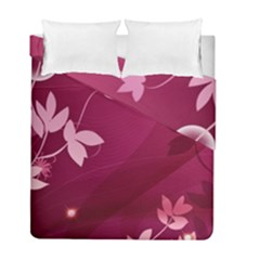 Pink Flower Art Duvet Cover Double Side (Full/ Double Size) from ArtsNow.com