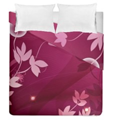 Pink Flower Art Duvet Cover Double Side (Queen Size) from ArtsNow.com