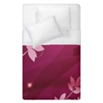 Pink Flower Art Duvet Cover (Single Size)