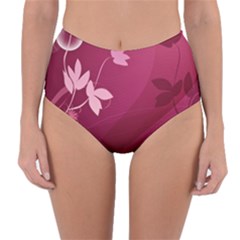 Reversible High-Waist Bikini Bottoms 