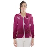 Pink Flower Art Women s Windbreaker